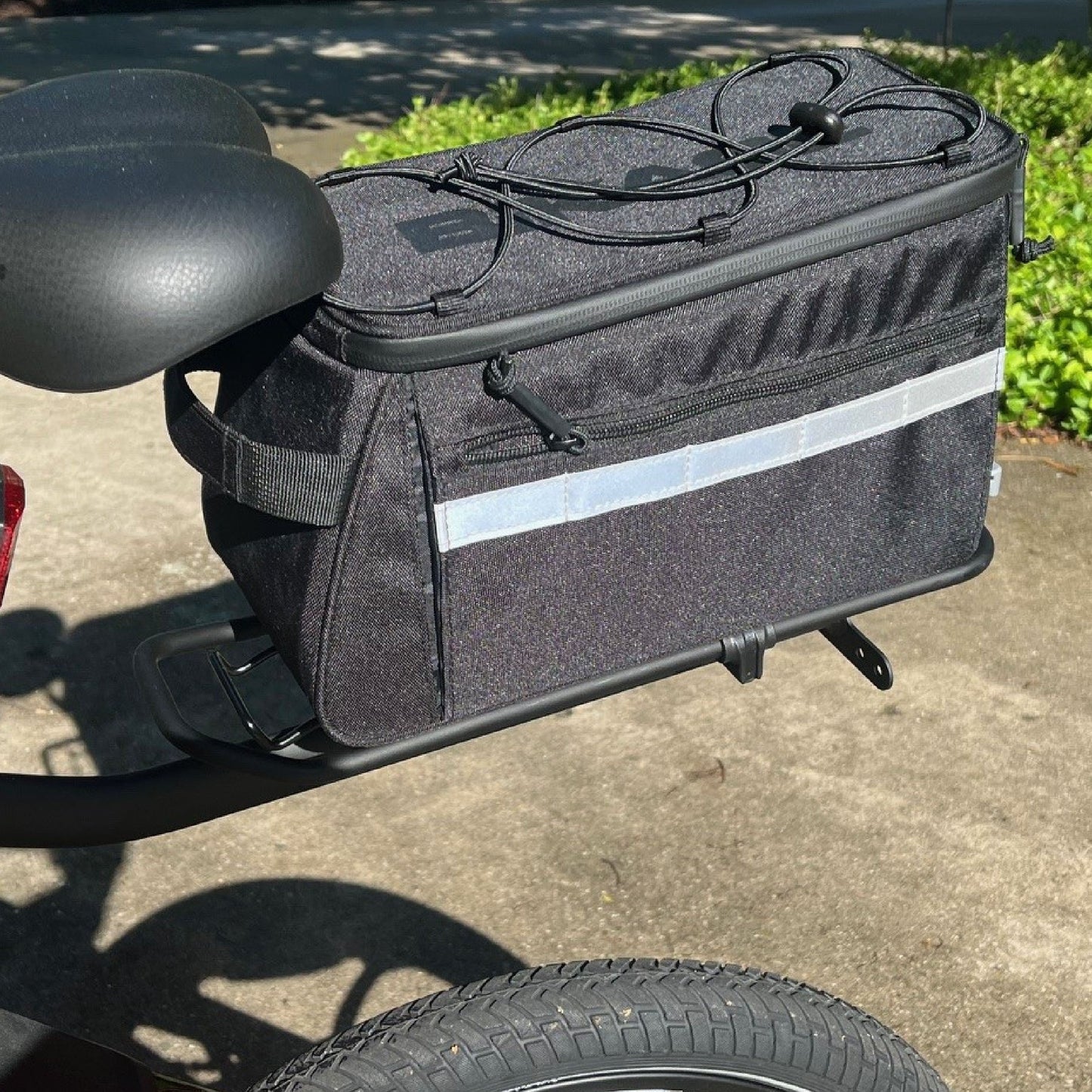 MIK Trunk Bag Big Momma Bicycle Rack Bag - Compatible with MIK (works only with MIK Rack - not Included)