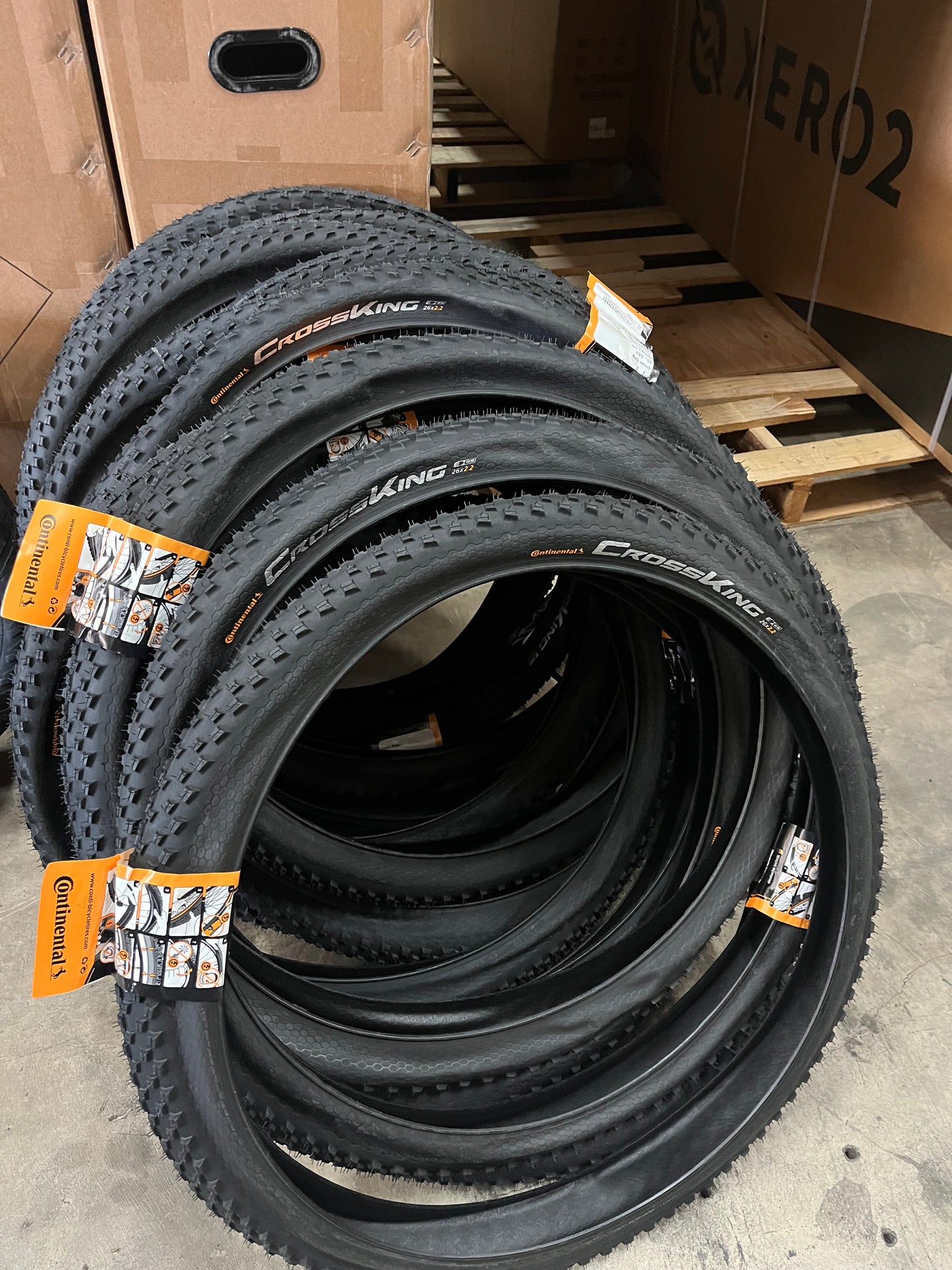 26 x 2.2 Mountain Bike Tire - Continental CrossKing 26x2.2 Tire, 55-559 Bicycle Tire