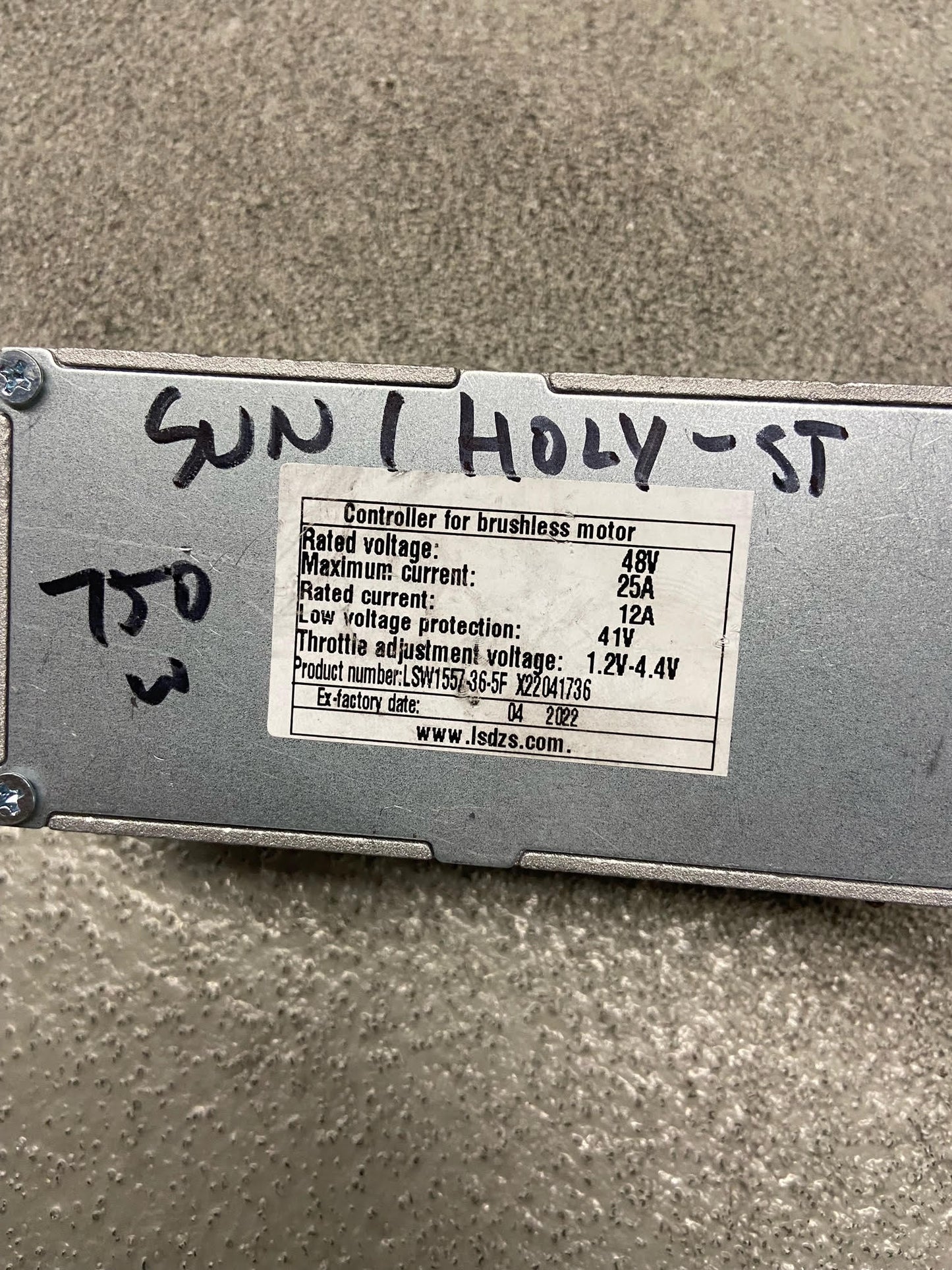 E-bike Controller - 48V 25A 750W Bafang Motor - PLUS/HOLY/HOLY-ST MODELS - for BTN 850C Display