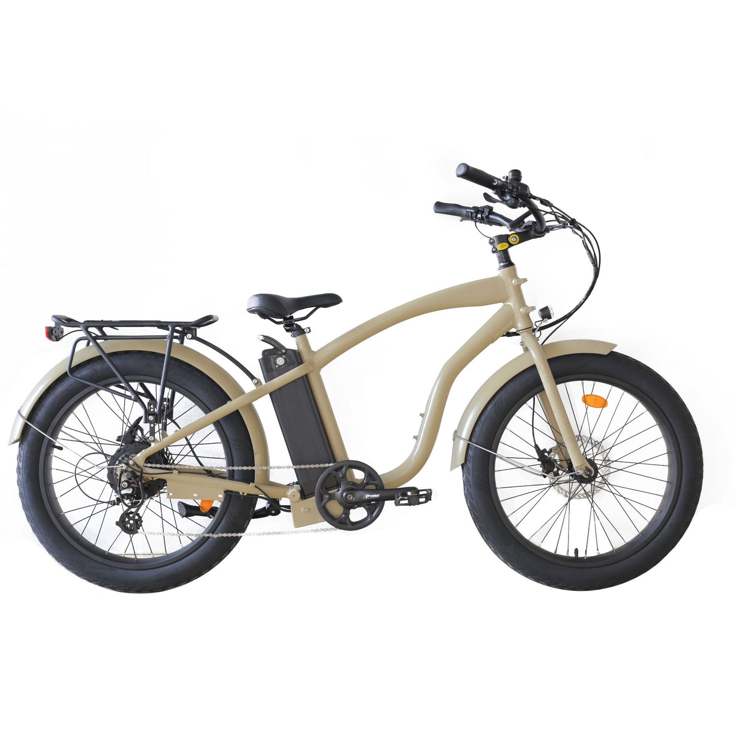 Step Over 24x3 - 52v 750W Beach Cruiser Electric Bike