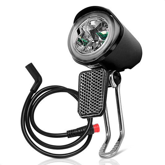 Front Light for Electric Bikes w/ Clipper Connector 60" Cable - 2022 Coastal Cruiser - DH002