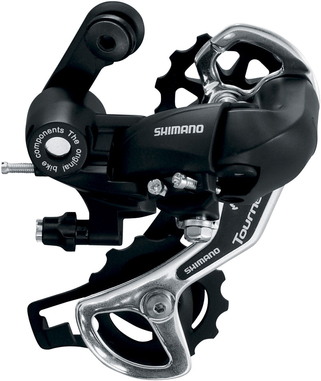 Câmbio Traseiro Shimano Tourney RD-TY500 6 e 7v com Gancheira - Bike Plus Câmbio Traseiro Shimano Tourney RD-TY500 6 e 7v com Gancheira - Bike Plus