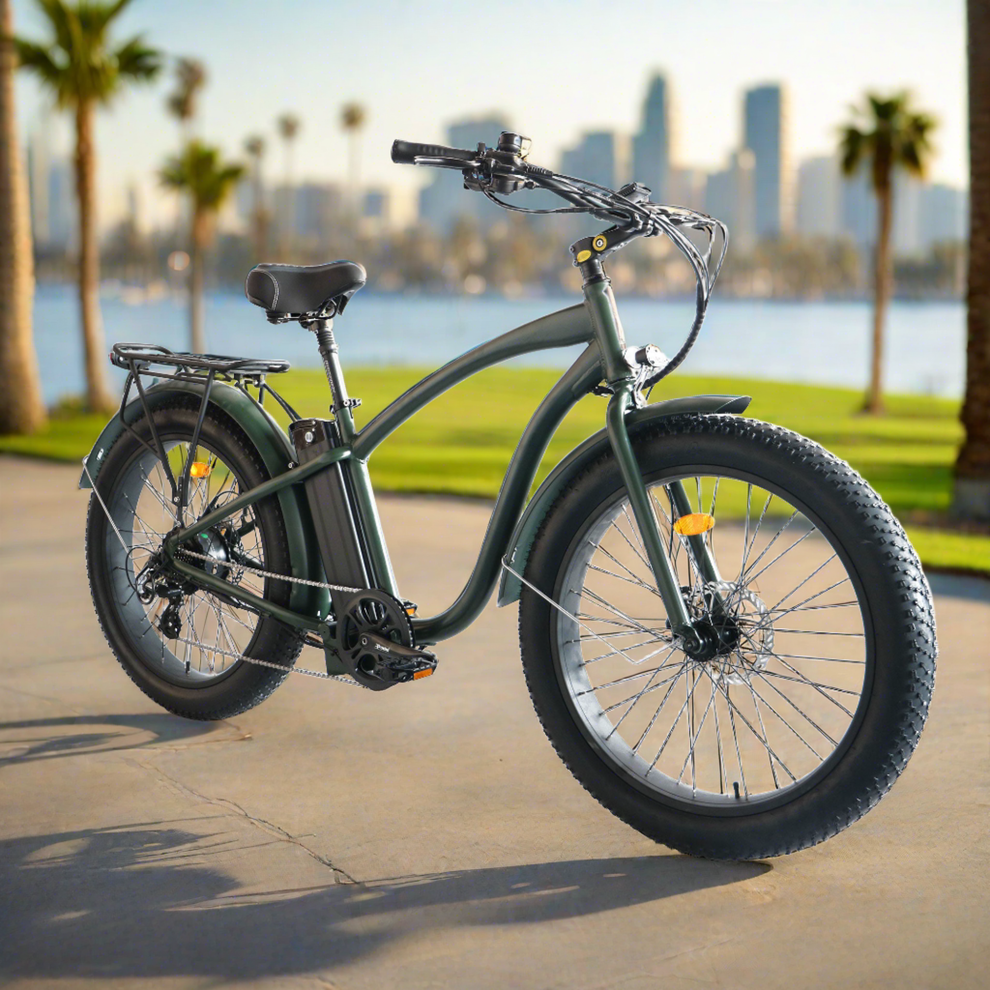 Fat Tire Step Over 26x4 52v Beach Cruiser Electric Bike Coastal fat-tire-step-over-26x4-52v-beach-cruiser-electric-bike-coastal